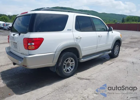 2003 Toyota Sequoia Sr5 V8 z USA, uszkodzony, nr VIN 5TDBT44A83S202497